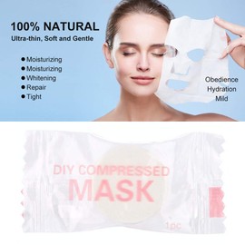 ZJchao Disposable Facial Mask, 500pcs/bag DIY Facial Mask, Non-woven Compact Individual Wrapping Mask Paper