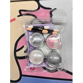 LEDSUUEI Weißes Perlglanz-Chrom-Pigmentpulver für Nägel