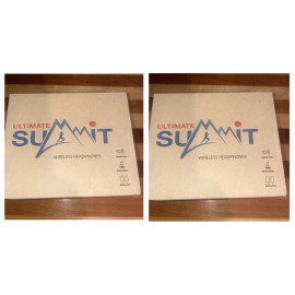 Summit 2 Pack Summit Wireless Bluetooth Over Ear Earbuds Voice Prompt Neckband NIB Gift