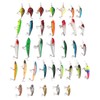 35Pcs Simulation Hard Bait Mixed Minnow Fishing Lure Kit Minnow