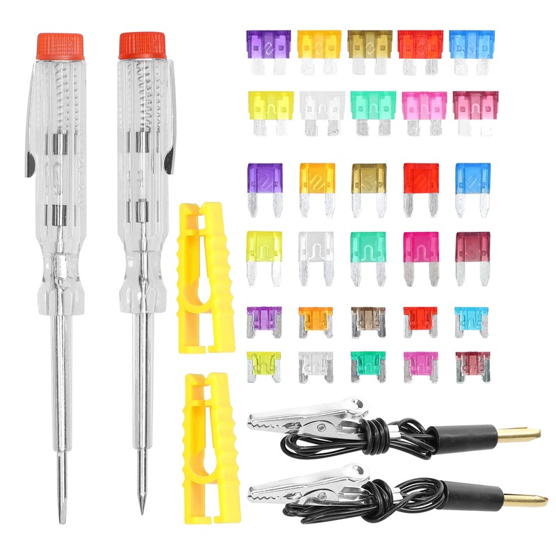 300pcs Fuses Assortment Kit Plug-in Blade with 2 Circuit Testers