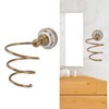 Brass Hair Dryer Holder Antique Retro Hairdryer Hanging Rack for