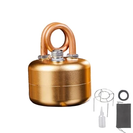 Gexdes Mini Alcohol Camping Stove – Lightweight Brass & Aluminum Spirit Burner with Stand | Faster Heating – Perfect for Backpacking, Hiking & Brewing Piping Hot Tea/Coffee