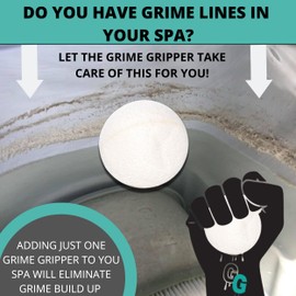 Grime Gripper Hot Tub Scum Absorber, Scum Absorber for Spa Hot Tub, Hot Tub Sponge Scum Remover, Spa Scum Absorber for Hot Tub, Hot Tub Sponge (2 Pack)