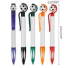 TEMOOUES 5Pcs Funny Football Writing Pen Retractable Ballpoint Pens -slip