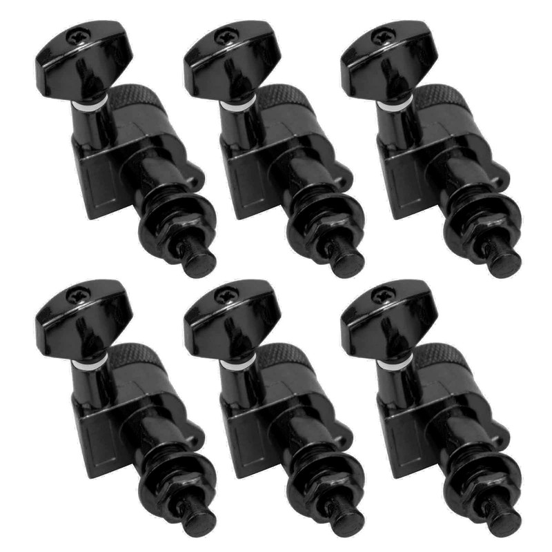 String Tuning Key, Locking Guitar Tuners Black Professional Vintage for