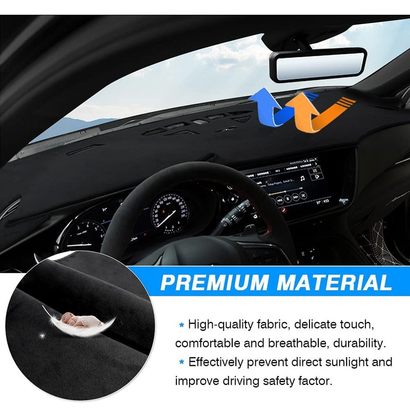 Autorder Dashboard Cover Mat for 2021-2023 Buick Envision Accessories Dash
