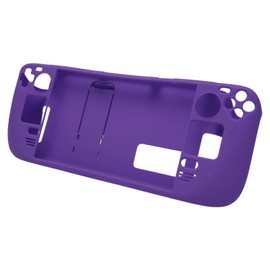Protective Case for Steam Deck, Colorful Full Cover Gaming Protective Case with Stand for Steam Deck Game Handhelds,PC Material, Gaming Handheld Case Accessory (Dark Purple)