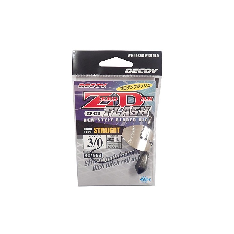 カツイチ(KATSUICHI) ZF-IIS ZERO-DAN FLASH Straight 3/0-9g