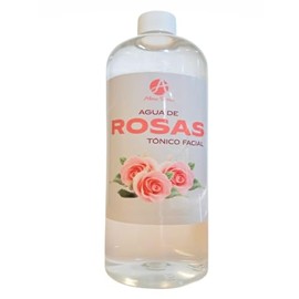 Alma Tierra | Agua de Rosas con Colágeno, Ácido Hialurónico y Glicerina, Tónico Facial Hidratante (500 ml)