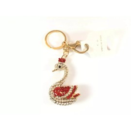 Crystal Shinny Beautiful Lovely Swan Keychain Women w/ Multi-Color Options
