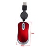 CAXUSD Ergonomic USB Mouse for Gaming Mini Portable Scroll Wheel