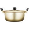 Akao Aluminum AZT04022 Utility Pot, 8.7 inches (22 cm), Aluminum