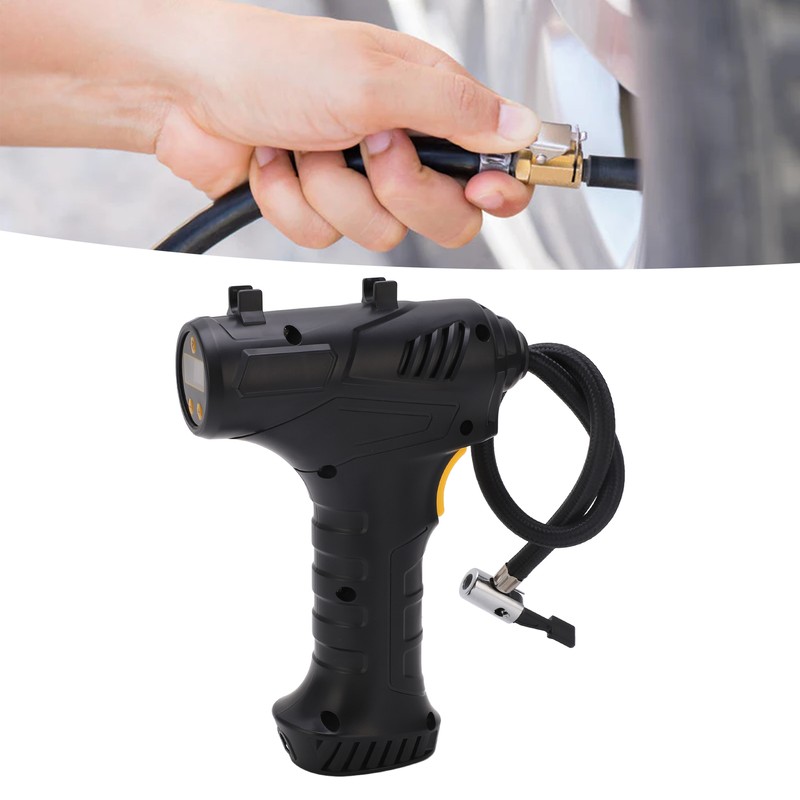 Cordless Tire Inflator Digital Display Automatic Stop 120W Pump for