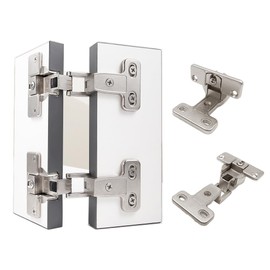 KAFENDA 2 x 270 Degree Cabinet Hinge Corner Cabinet Large Angle 270° Soft Close Cabinet Hinge for Cabinet Organizer Folding Door Corner Hinge (Full Cover 3/4)