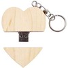 USB Stick 3.0 Solid Wood Heart for Photo Album Engagement