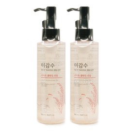 The Face Shop Unscented Bright Cleansing Oil 150ml+150ml / 더페이스샵 미감수 브라이트 클렌징오일 150ml+150ml