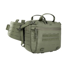 Tasmanian Tiger TT Modular Hip Bag 3 - Large Tactical 5 Litre Hip Bag, Versatile Backpack Additional Bag with Hip Strap and Lasercut Molle Can Be Used Separately as Warrior Belt, olive