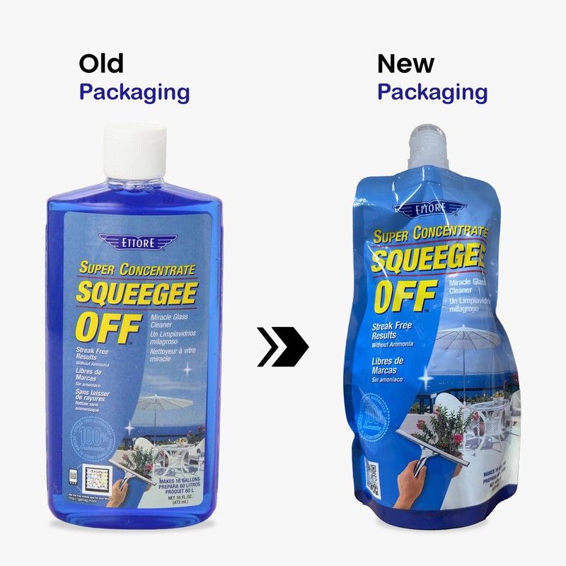 Ettore 30116 Squeegee-Off Window Cleaning Soap, 16 Fl Oz (Pack