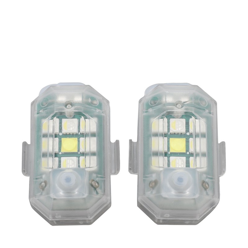 4Pcs LED Strobe Light High Brightness Waterproof Portable Wireless Flashing