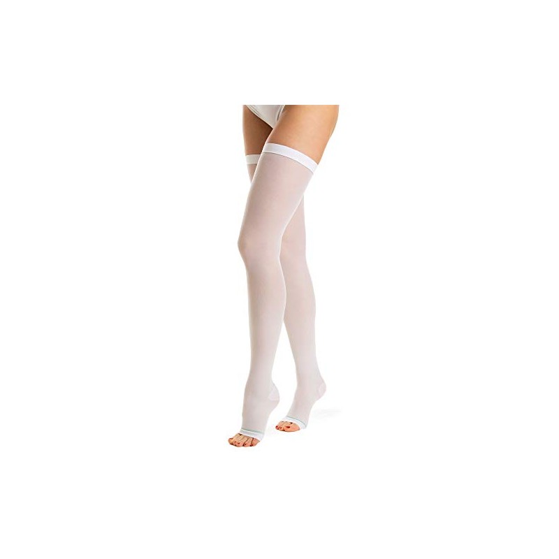 RelaxSan Antitrombosis M0370A (1 Par - Blanco, S) medias largas