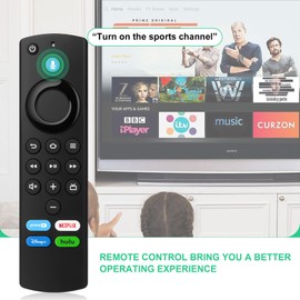 Replacement Voice Remote Control 3rd Gen (L5B83G) Fit for Fire AMZ Smart TVs (3rd Gen),Fit for Smart TVs Cube (1st Gen/2nd/3nd Gen), Fit for Smart TVs Stick (Lite/4K/4K Max)