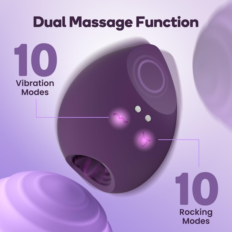 MANFLY Electric Travel Massager, Powerful - Waterproof - Handheld Mini