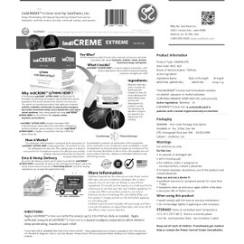 indiCREME Extreme Formula Topical Cream – All-Natural Ingredients - 2 Ounce Jar