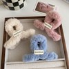 Cute & Soft Push-Pull Fur Shark Claw Clip - Trendy 2023 New Arrival for Girls Free Size/Pink 20ea