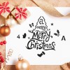 TSLBW Painting Stencils, Christmas Drawing Stencils, 8 Pieces Various Christmas