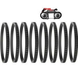 FHUIPENG (8 Pack) 45-69-0010 Fits Milwaukee Pulley Tires Replacement Portaband Saw Belts 6225 6230 6232-6 AO2807 6238N 6238-20 2729-20