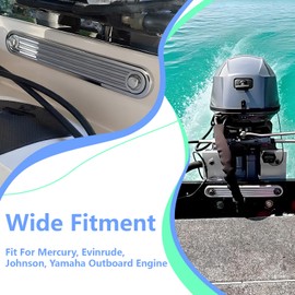 TSP-1 & TSP-2DP Transom Support Plate Kit Fit for 15" X 2" Top Bolt Holes Standard and 12" x 2" Lower Bolt Holes Standard- 3/8" Cast Aluminum for Outboard Motors 2pcs,Replace#3001-806