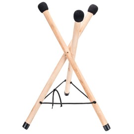 Vaguelly Portable Tripod Show Racks for Floor Wood Display Stand Drum Sticks Holder Hand Pan Drum Stand Steel Drums Instruments for Adults Wood Tongue Drum Stand Wooden Hand Drum Holder