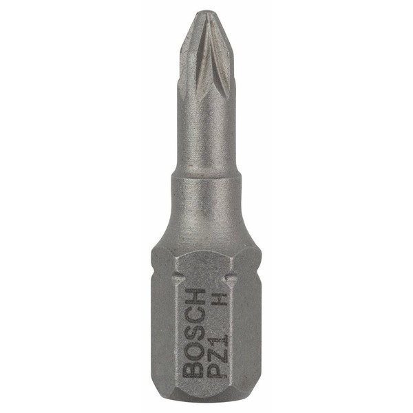 Bosch Professional Bit Extra-Hart für Pozidriv-Kreuzschlitzschrauben (PZ1, Länge: 25 mm,