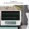Electronic Calendar with Notepad LCD Handwriting Board Digital Date Clock