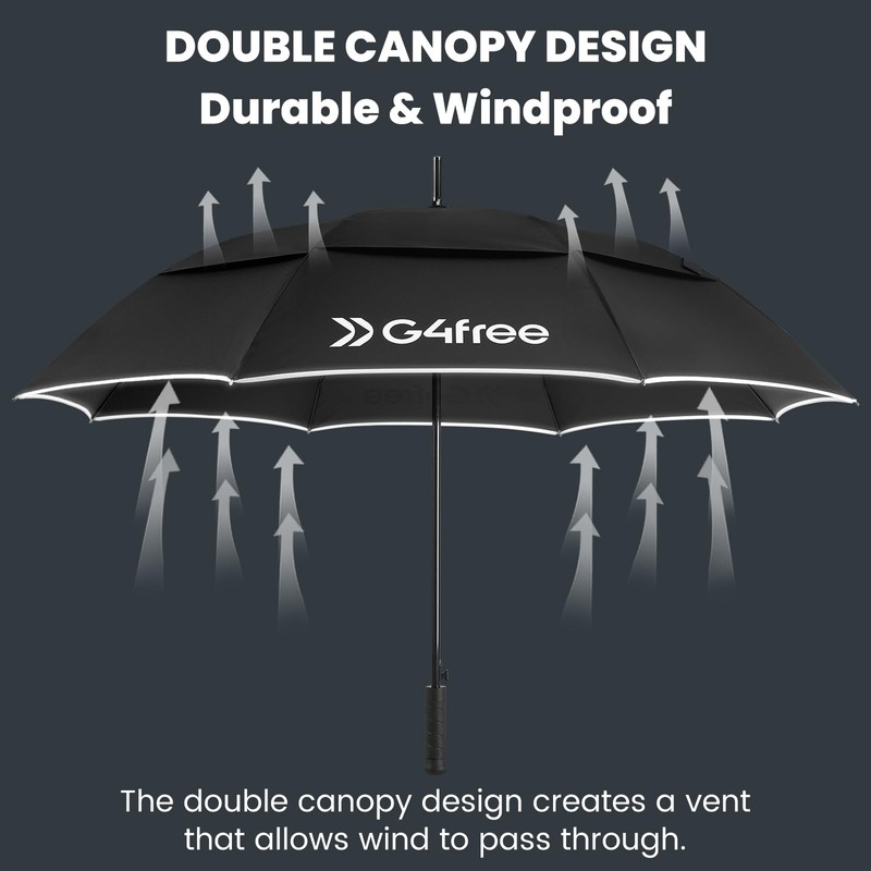 G4Free Strongest Golf Umbrella with Full Carbon Fiber, Well-constructed &