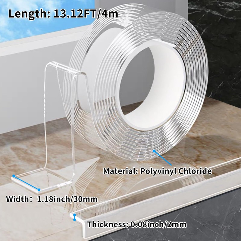 Clear Edge Protector Strip Sharp Edge Wrap Cover Tape,1.18 in