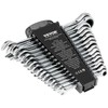 VEVOR Combination Wrench Set, 16-Piece Ratcheting Wrench Set with Organizer