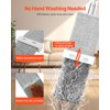 VEVOR Flat Mop, Self Wringing, Microfiber Floor Cleaner with 4