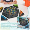 CHANCCI Spiel Triggle Game,Triggle Board Game,Chain Triangle Game,Triangular Chess,Funny Chain
