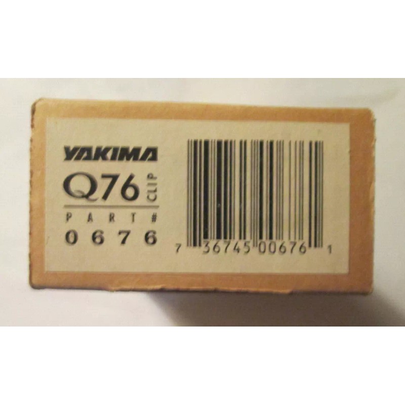 YAKIMA Q76 Q CLIPS # 76 NEW IN BOX. COMPLETE