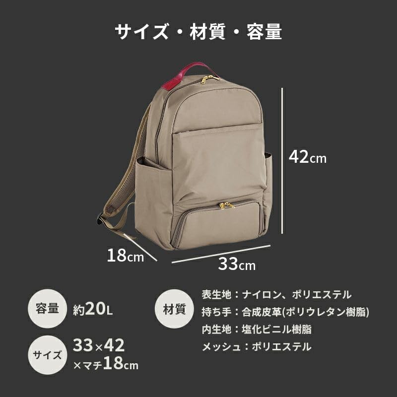 Cogit Convenient Sorting and Removing, Functional, Anti-Theft Pocket, Storage Capacity