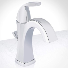 Miseno ML611 Elysa-V Single Hole Bathroom Faucet - Includes Pop-Up Drain Assembly