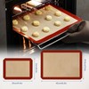 KitchenRaku 3-Pack Silicone Baking Mat, (16.5"x11.6") 2 Half Sheets +