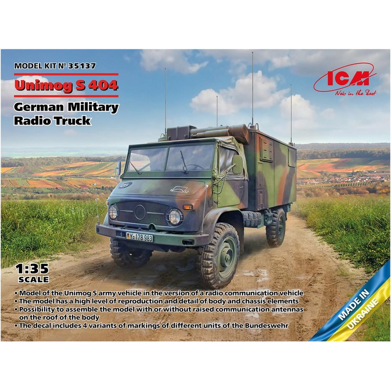 ICM ICM35137 Unimog S 404, Schwarz