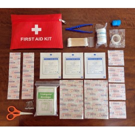☆ 64 Piece Compact First Aid Kit - For Home, Auto, Work, and Travel ☆