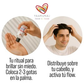 Aceite Capilar 50 ml - Yaakunaj - Feropride - Hidratación y Brillo - Control de Frizz - Acabado Suave - Uso Diario - Todo Tipo de Cabello - Fórmula Li