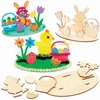 Baker Ross FC615 Easter Scene Wooden Craft Set, Assorted