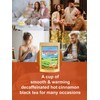 TeeLux Decaf Hot Cinnamon Black Tea, Decaffeinated Black Tea with