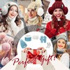 Yusongirl 5PCS Women Girls Winter Knitted Hat Scarf Gloves Earmuffs